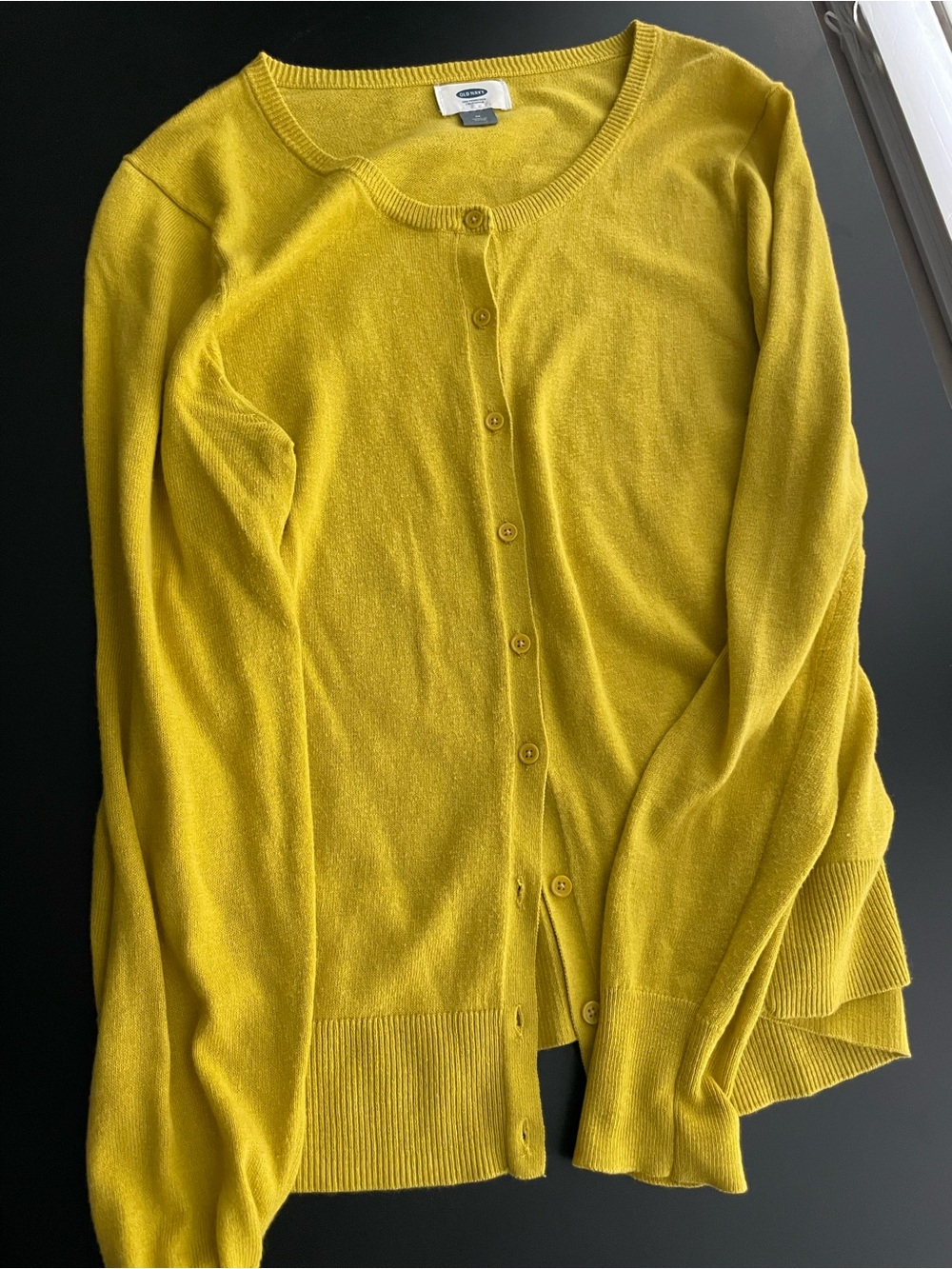 Old Navy Bright Yellow Button-Down Cardigan